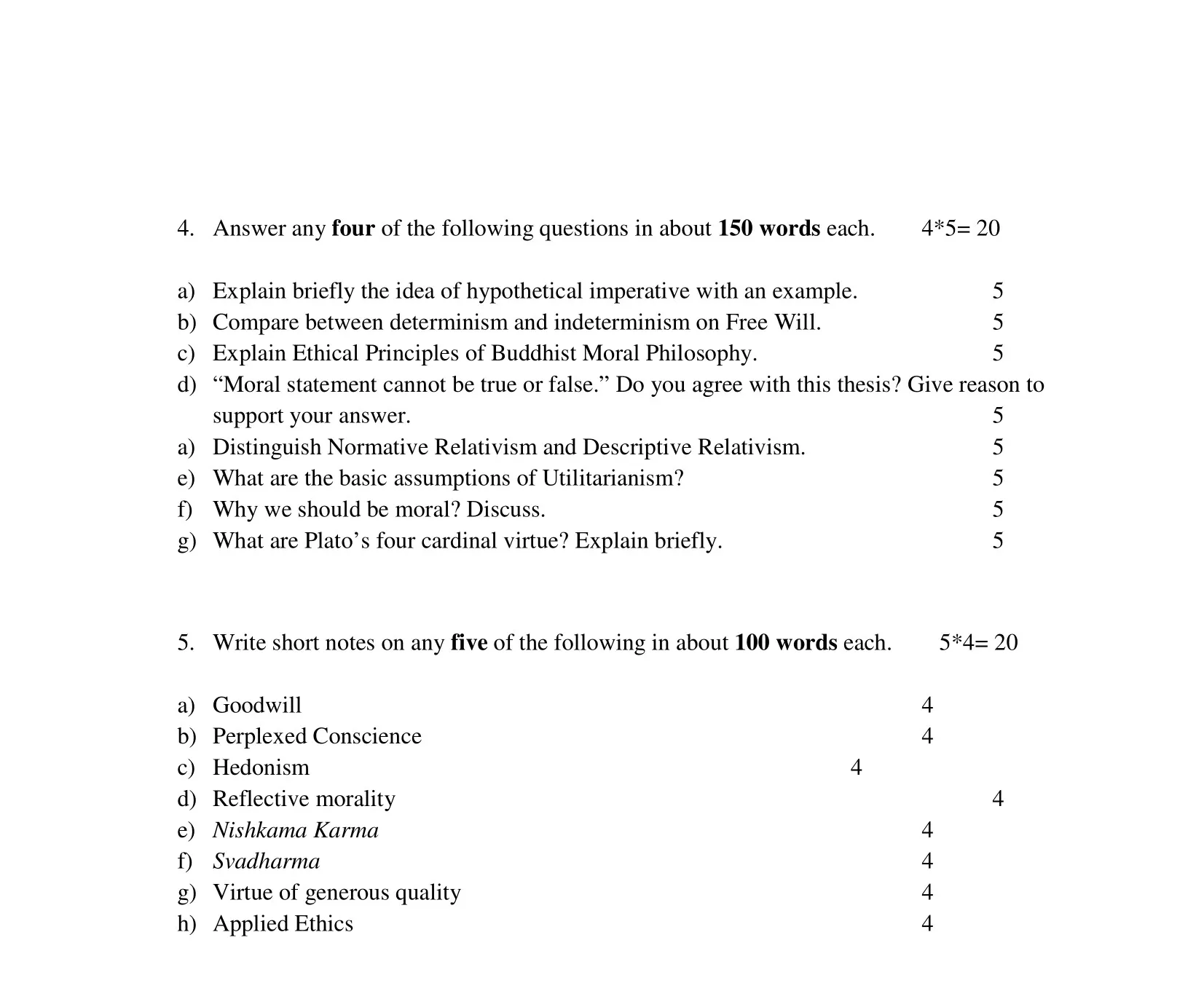 BPYC-132 IGNOU BAG Solved Assignment-ETHICS