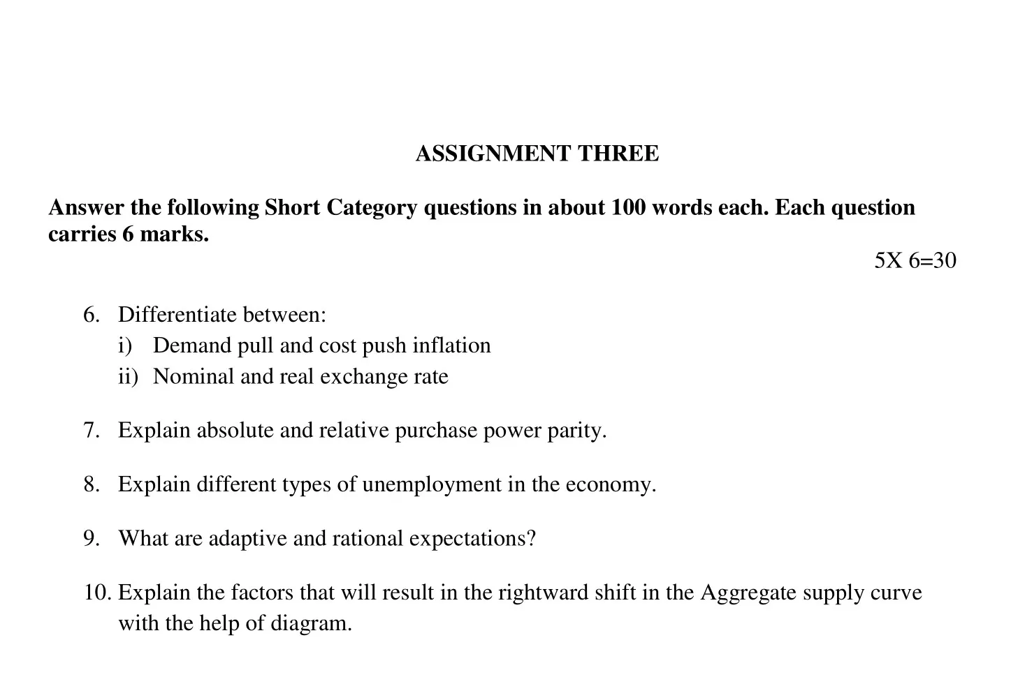 IGNOU BECC-134 Solved Assignment 2022-2023 PRINCIPLES OF  MACROECONOMICS II