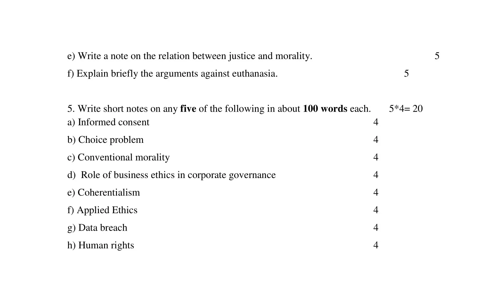 IGNOU BPYG-171-Solved Assignment 2022-2023 Applied Ethics 