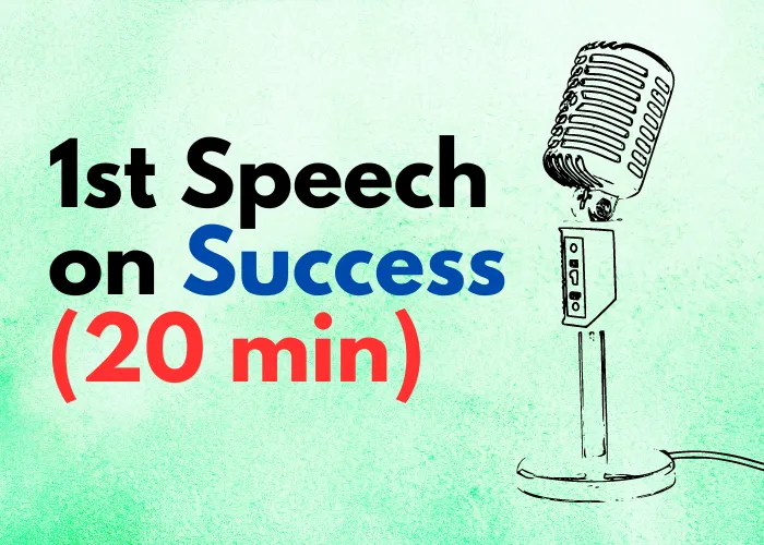 Speech on Success