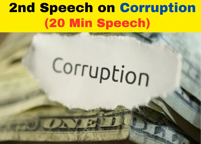 Speech on Corruption