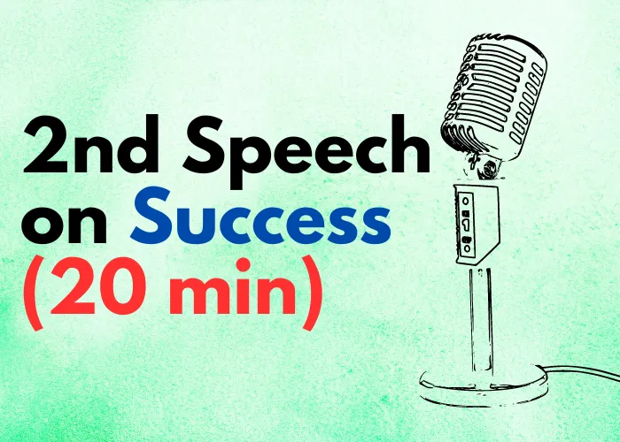 Speech on Success