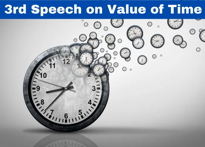 Speech on Value of Time