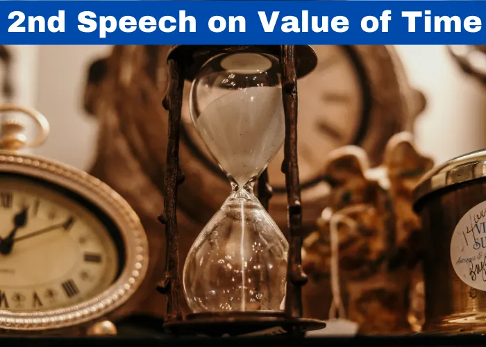 Speech on Value of Time