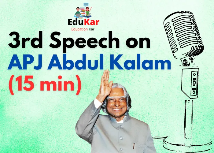 APJ Abdul Kalam Speech