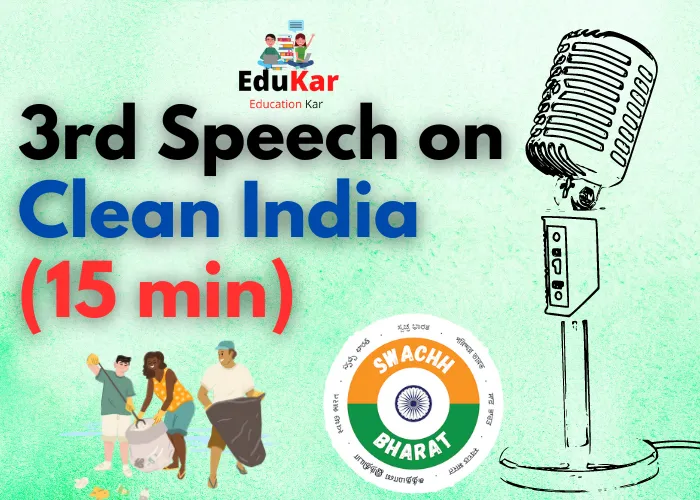 Speech on Clean India