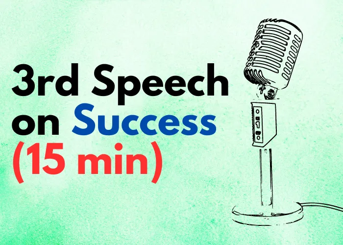 Speech on Success