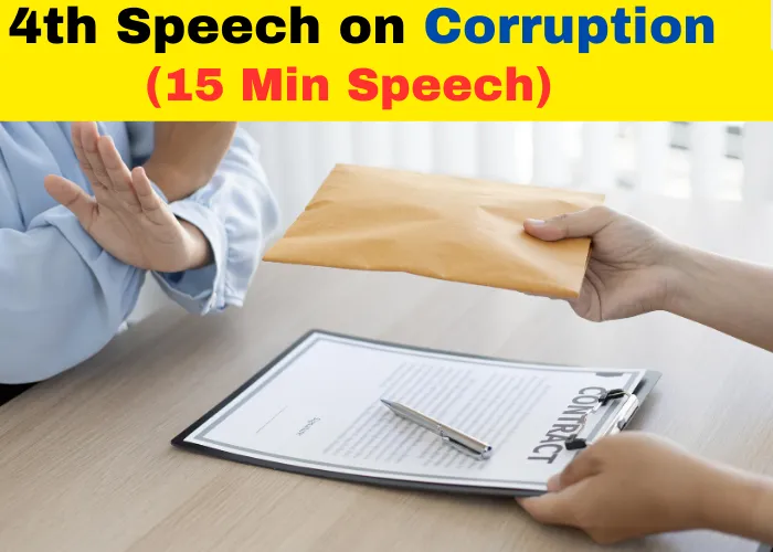 Speech on Corruption