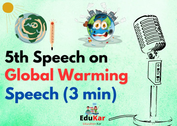 Global Warming Speech