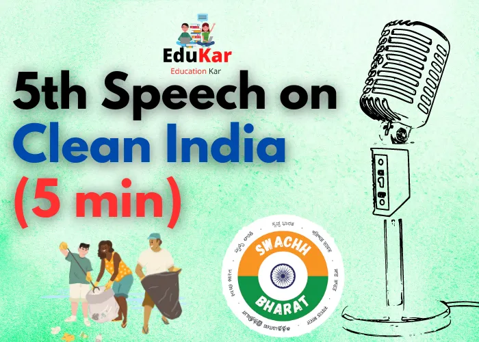 Speech on Clean India