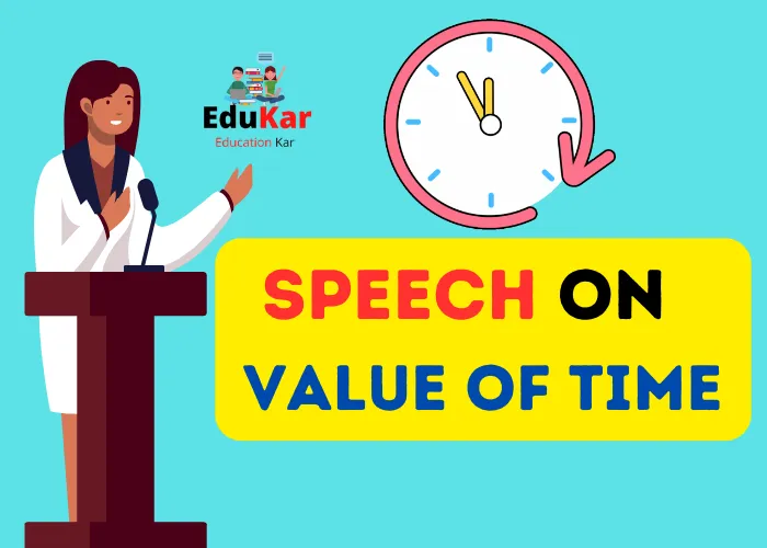 Speech on Value of Time