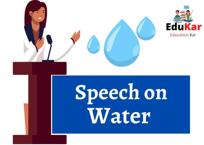 Speech on Water