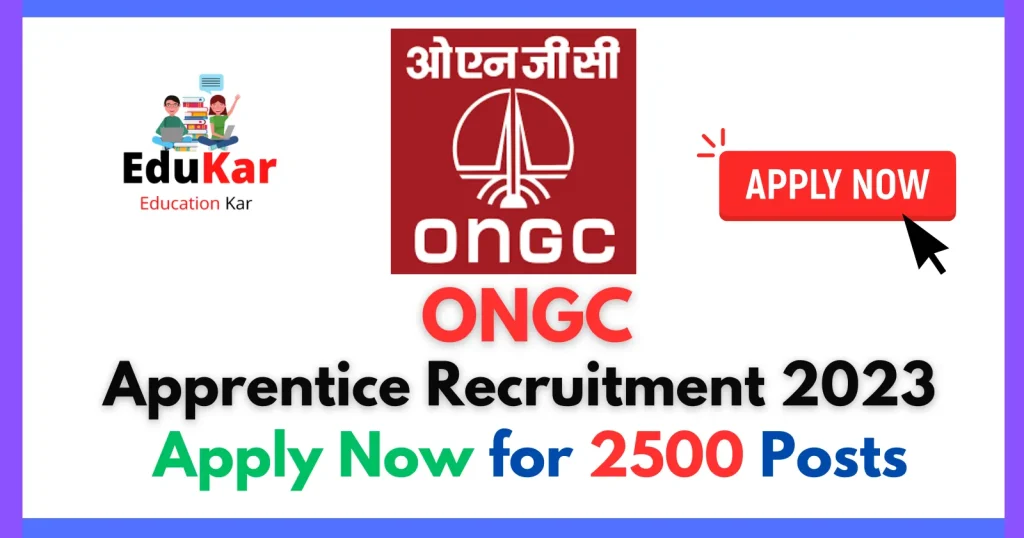 ONGC Apprentice Recruitment 2023